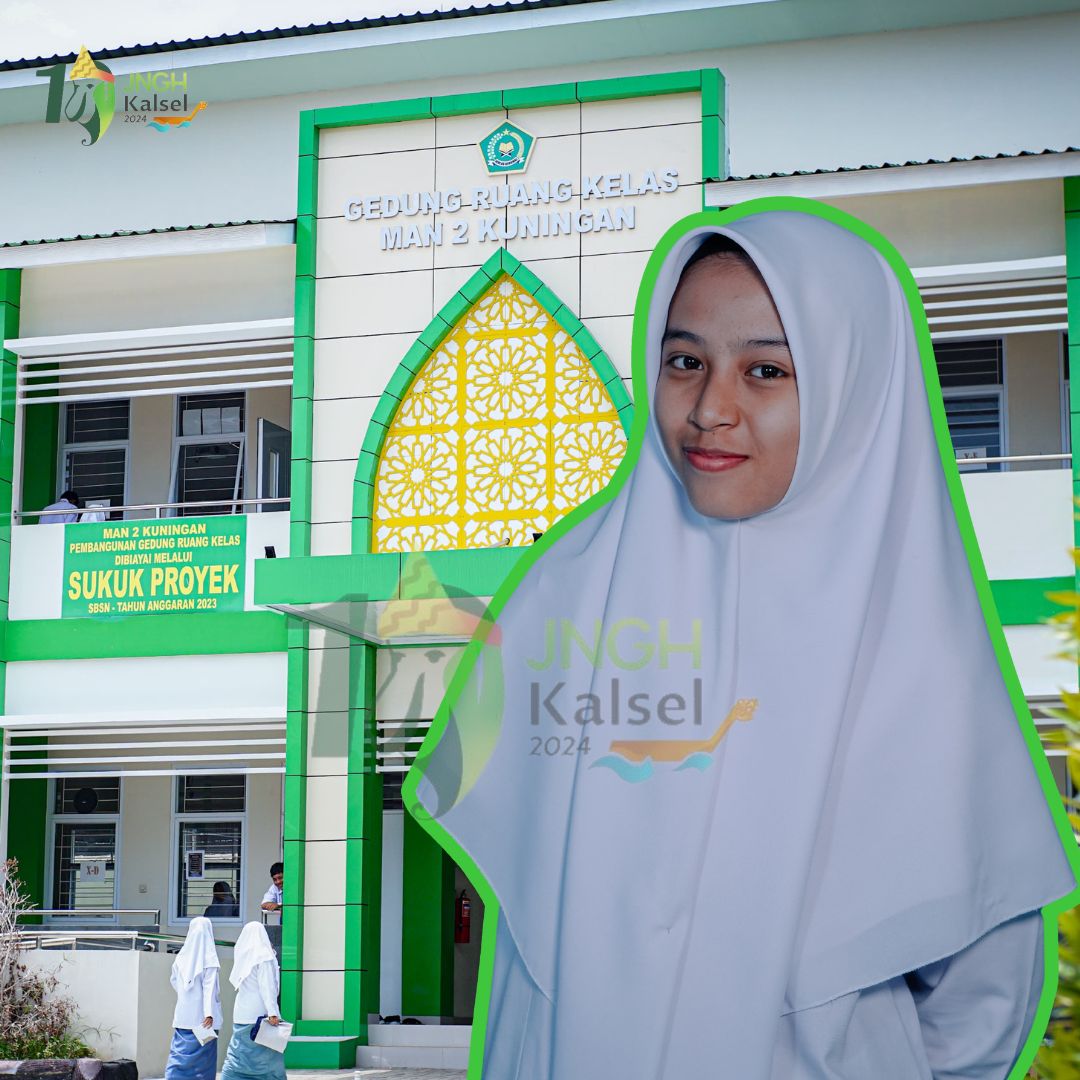 You are currently viewing Siti Fatimah Nur I’aly Hasanah, Siswi MAN 2 Kuningan terbang ke Jambore Nasional Generasi Hijau 2024 di Kalimantan Selatan