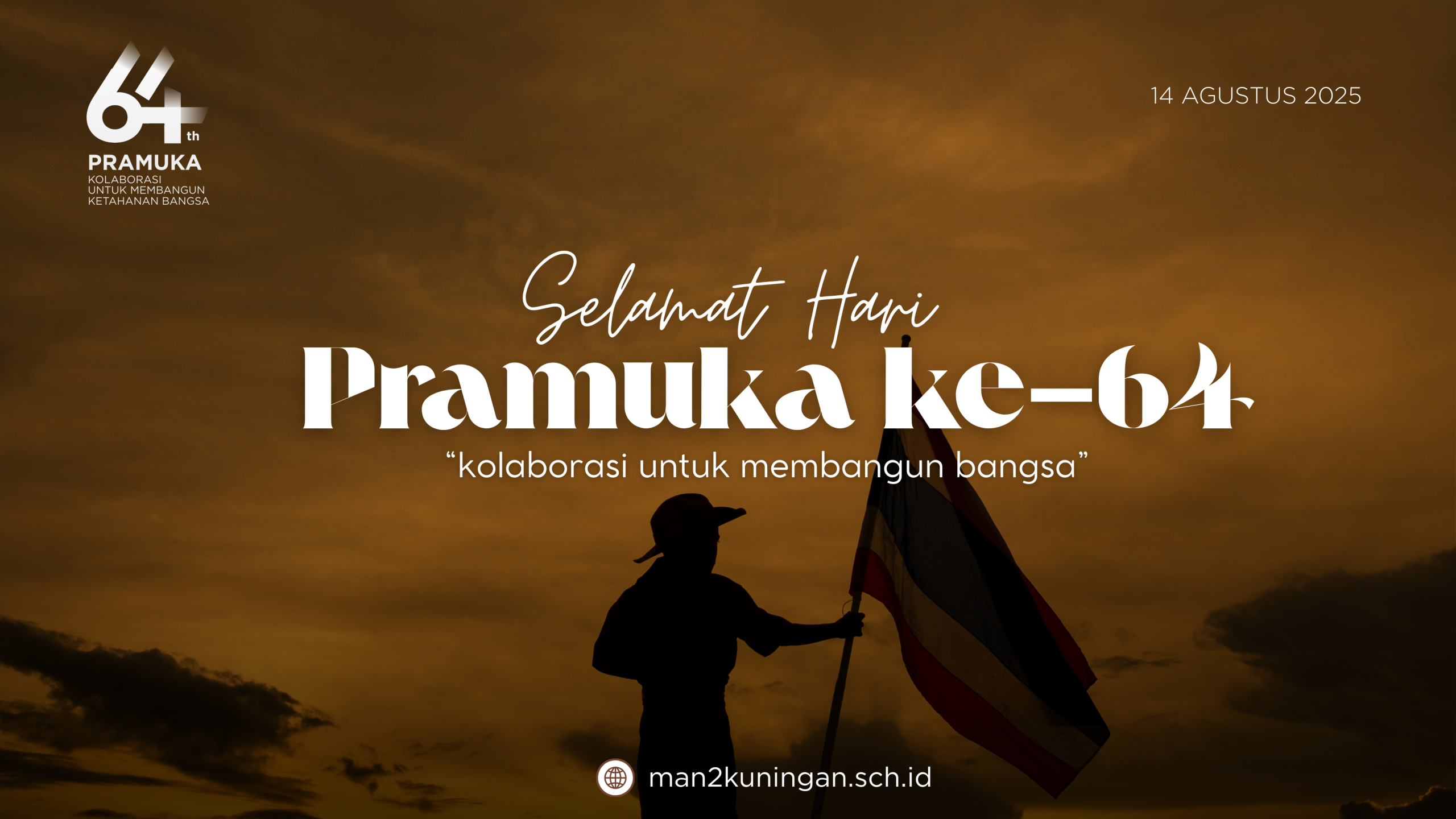 Read more about the article MAN 2 Kuningan Gelar Upacara Peringatan Hari Pramuka ke-64