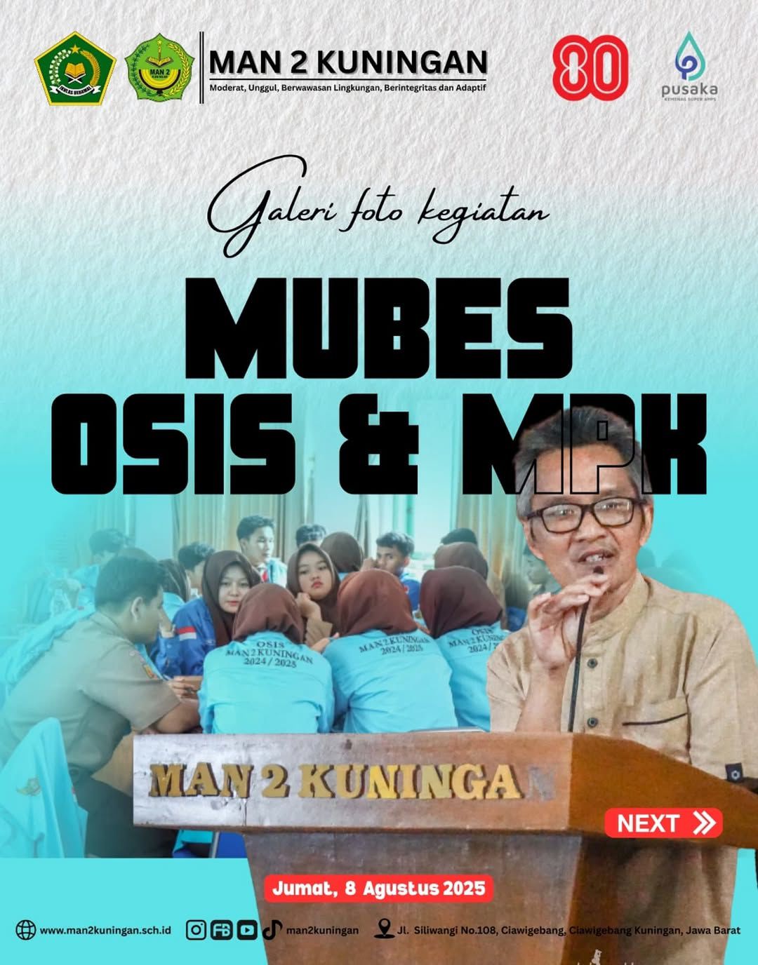 Read more about the article Musyawarah Besar Pengurus OSIS & MPK MAN 2 Kuningan
