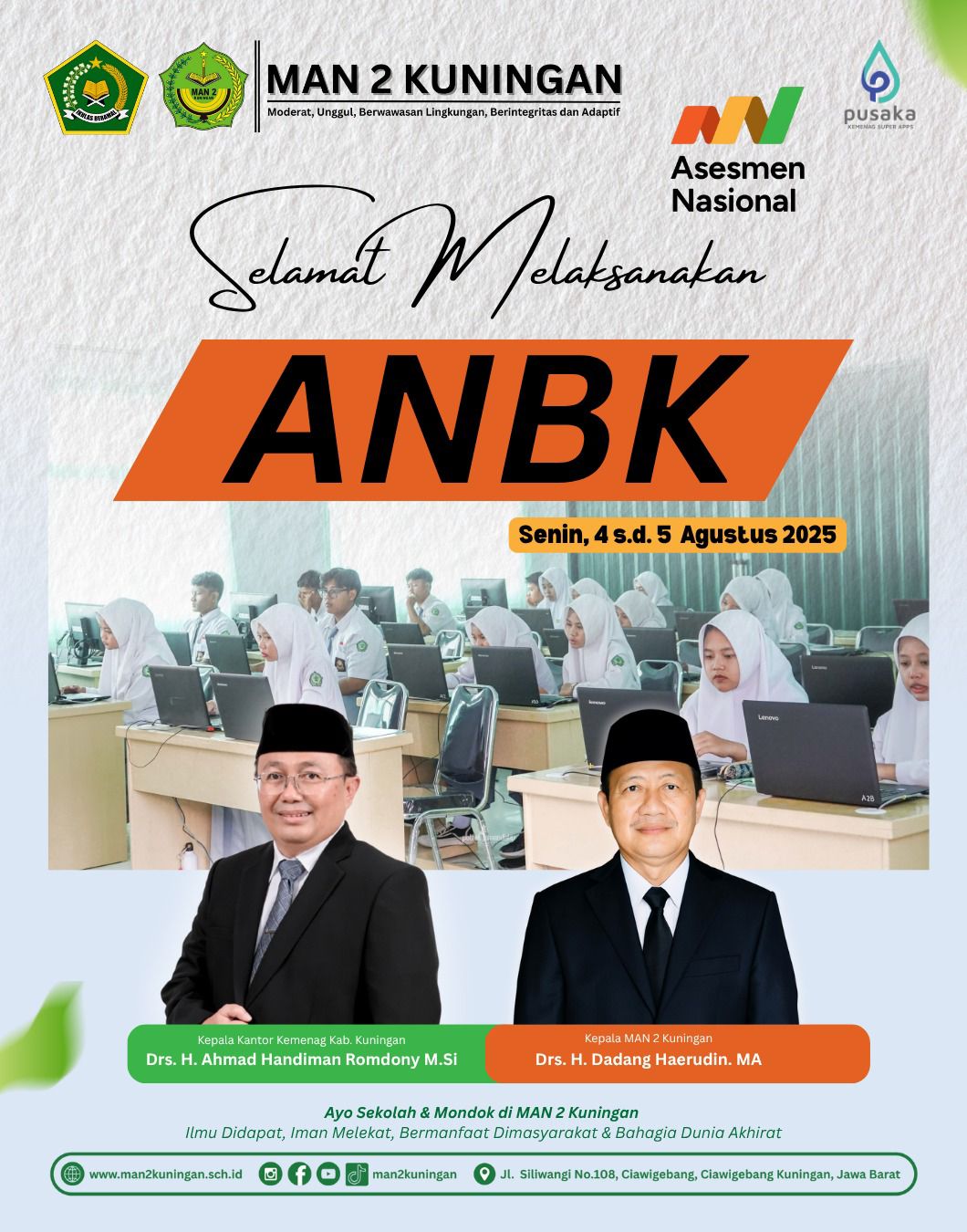 Read more about the article MAN 2 Kuningan Gelar ANBK di Laboratorium Komputer