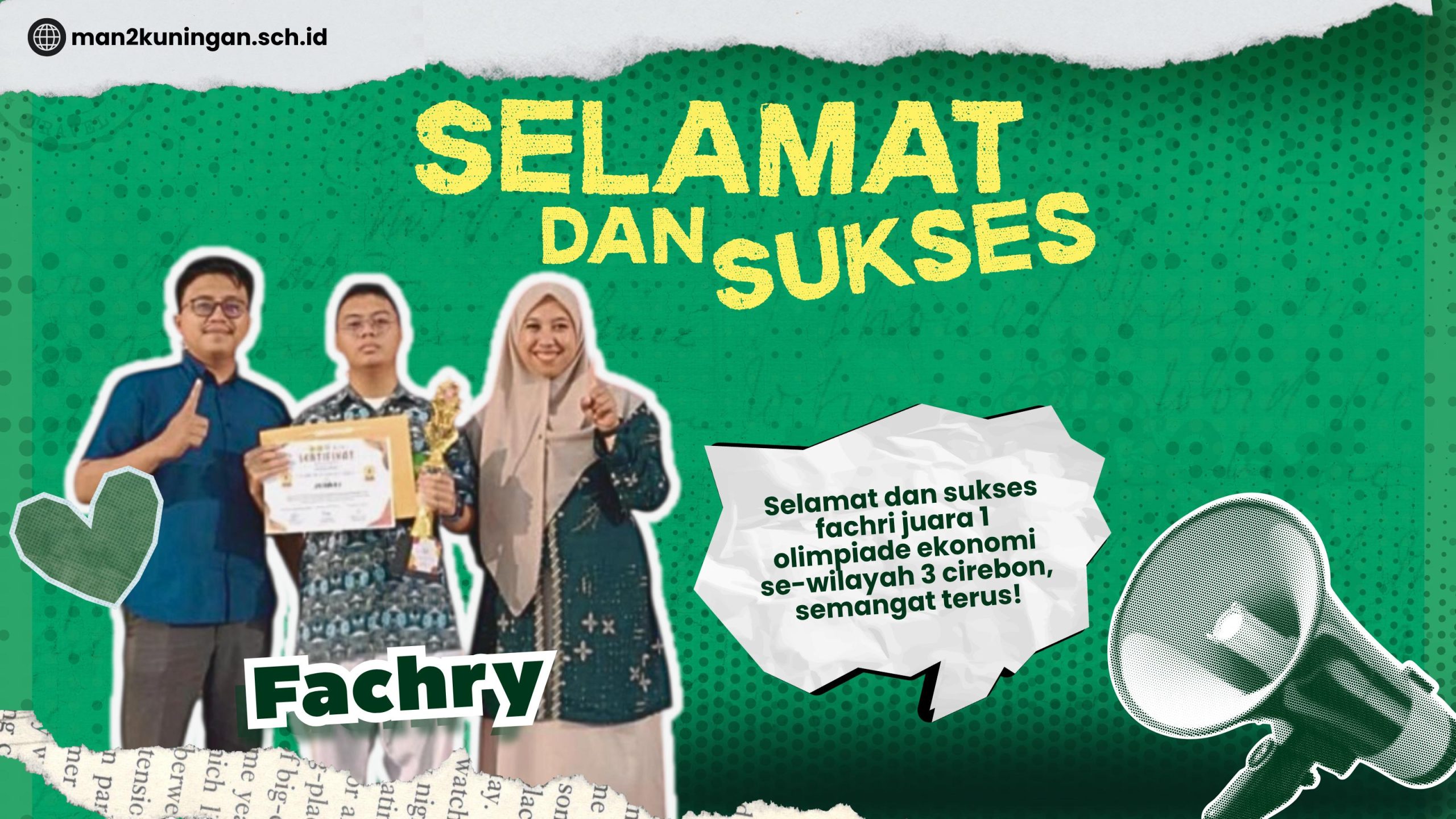 Read more about the article Fachri Muhammad Raih Juara 1 Olimpiade Ekonomi Se-Wilayah 3 Cirebon