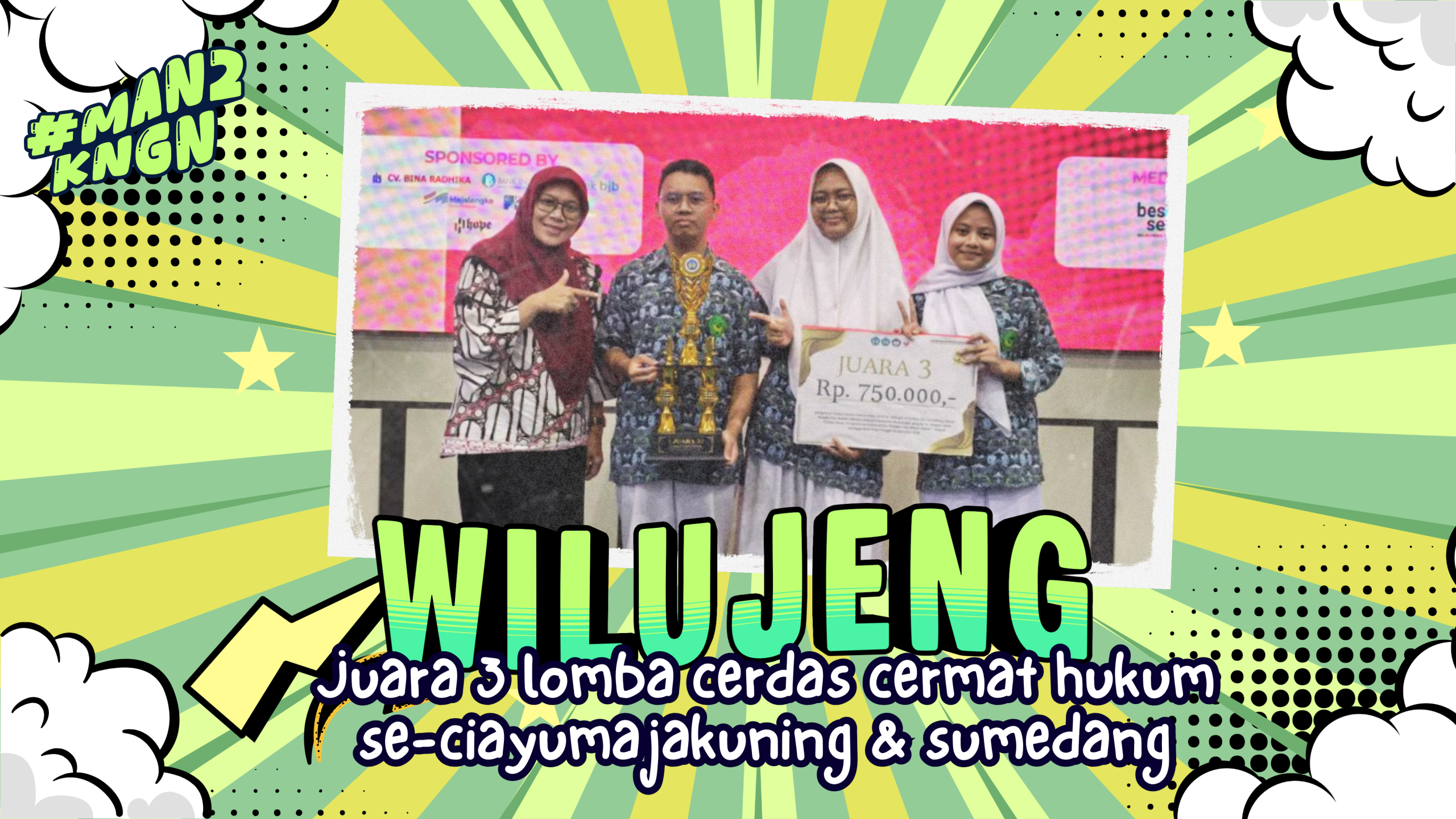 Read more about the article Selamat dan Sukses atas Raihan Juara III Lomba Cerdas Cermat Hukum se-Ciayumajakuning & Sumedang