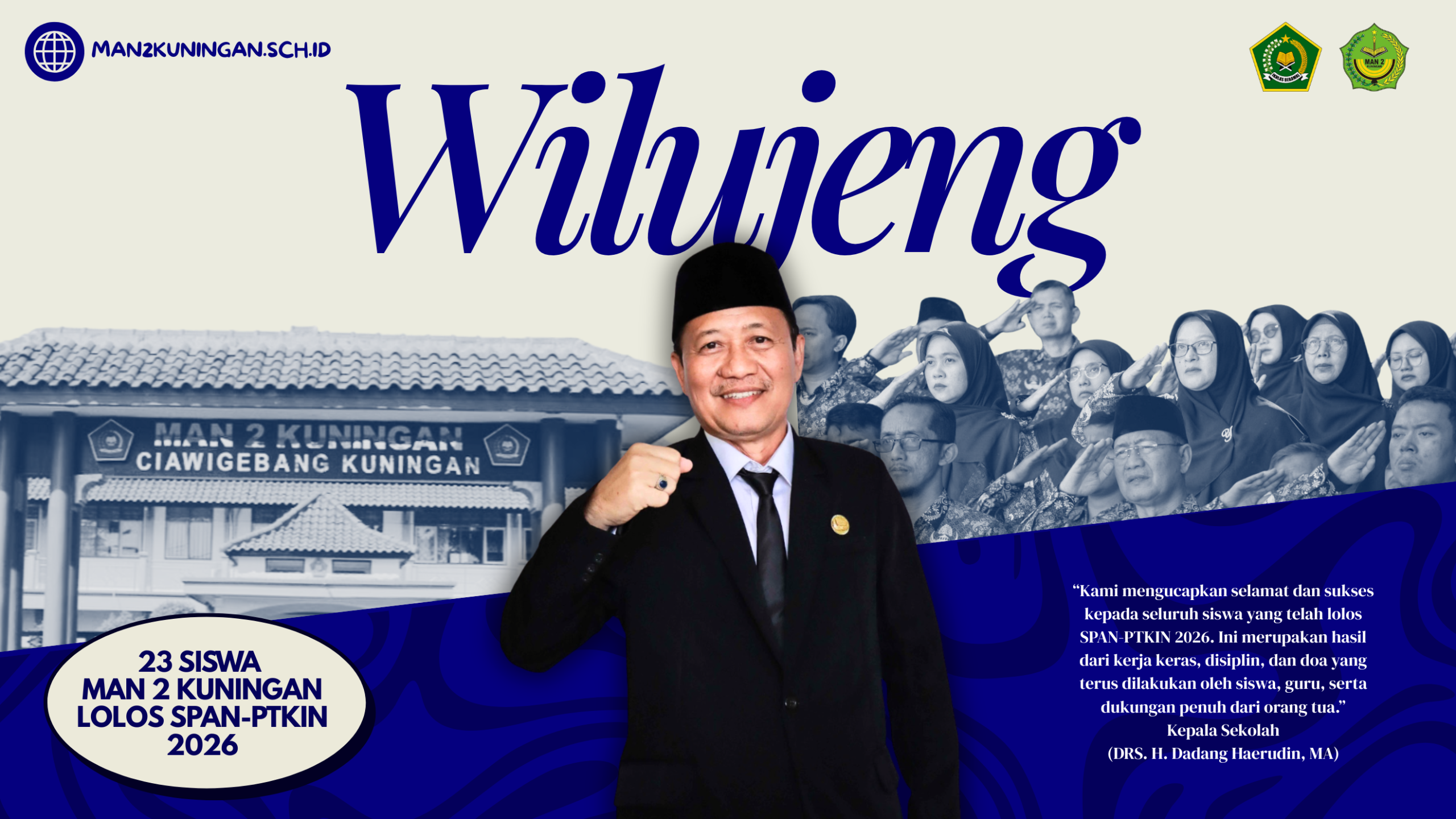 Read more about the article Selamat dan Sukses! 23 Siswa MAN 2 Kuningan Lolos SPAN-PTKIN 2026