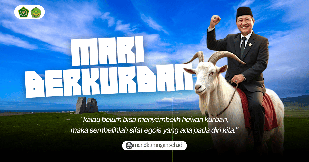 You are currently viewing MAN 2 Kuningan Adakan Pemotongan Kambing di Hari Kedua Lebaran