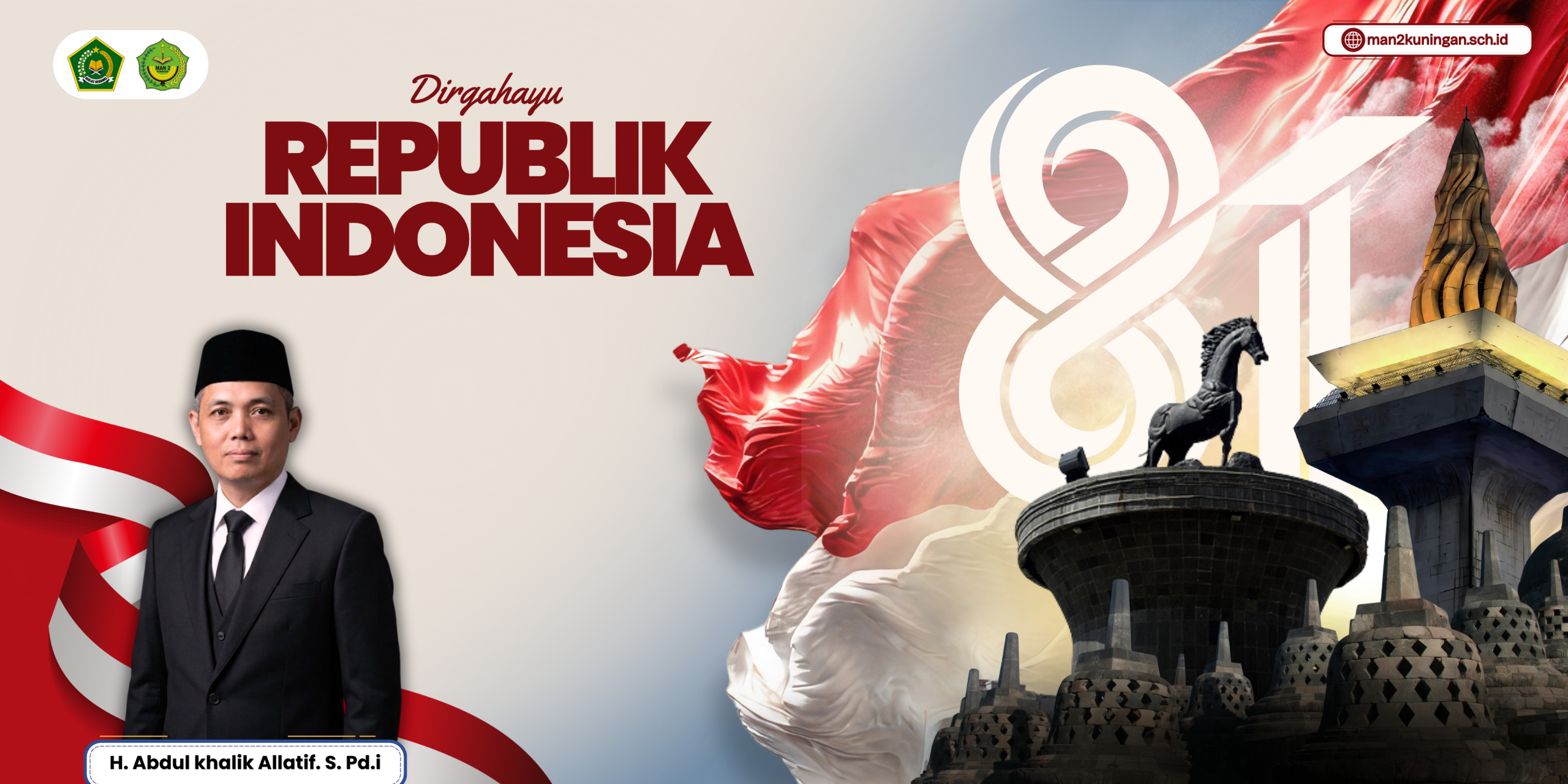 You are currently viewing MAN 2 Kuningan Mengucapkan Selamat Memperingati Hari Kemerdekaan Republik Indonesia ke-81